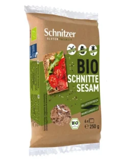 Schnitzer GmbH & Co. KG Brote|Brot^Schnitzer - Bio Schnitte Sesam glutenfrei bio, 250g
