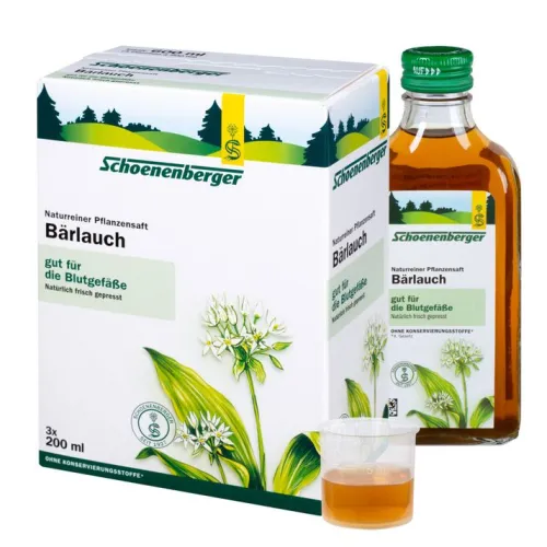 SCHOENENBERGER Frischpflanzensäfte^- Bärlauch Pflanzensaft bio, 600ml