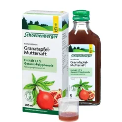 SCHOENENBERGER Frischpflanzensäfte|Immunsystem^- Granatapfel-Muttersaft bio 200ml
