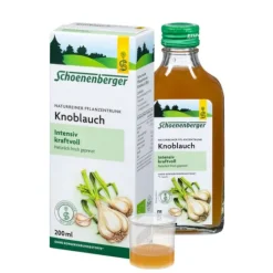 SCHOENENBERGER Pflanzensäfte|Pflanzensäfte^- Knoblauchsaft bio 200ml