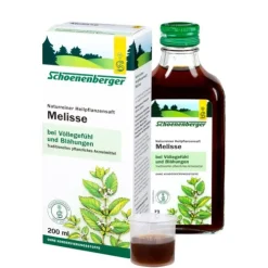 SCHOENENBERGER Frischpflanzensäfte^- Melisse, Naturreiner Heilpflanzensaft bio, 200ml