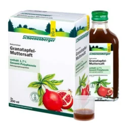 SCHOENENBERGER Frischpflanzensäfte|Fruchtsäfte^- Naturreiner Granatapfel Muttersaftt, bio, 600ml