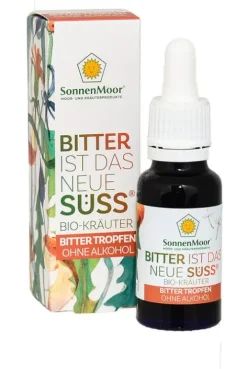 SONNENMOOR Abnehmdiät^- Bio-Kräuter Bitter ist das neue Süss Tropfen, 20ml