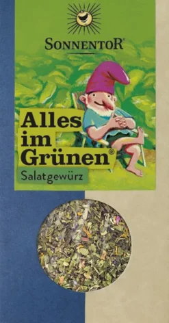 SONNENTOR Glutenfreie Lebensmittel^- Alles im Grünen Salatgewürz bio, 15g