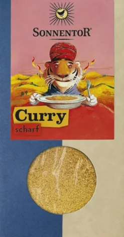 SONNENTOR Gewürze Und Kräuter|Glutenfreie Lebensmittel^- Curry scharf, 50g