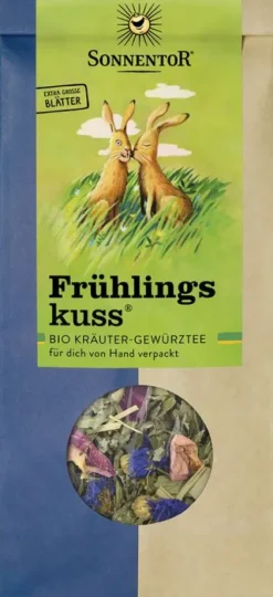 SONNENTOR Glutenfreie Lebensmittel^- Frühlingskuss Kräutertee lose bio, 80g