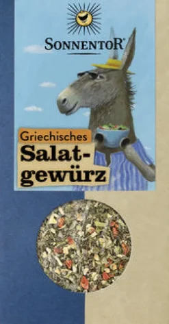 SONNENTOR Gewürze Und Kräuter|Glutenfreie Lebensmittel^- Griechisches Salatgewürz bio 35g