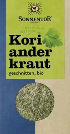 SONNENTOR Gewürze Und Kräuter|Glutenfreie Lebensmittel^- Korianderkraut geschnitten, 15g