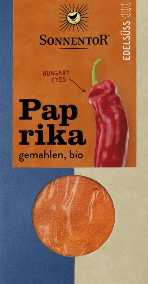 SONNENTOR Gewürze Und Kräuter|Glutenfreie Lebensmittel^- Paprika edelsüß gemahlen, bio, 50g