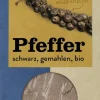 SONNENTOR Gewürze Und Kräuter|Glutenfreie Lebensmittel^- Pfeffer schwarz gemahlen, 50g
