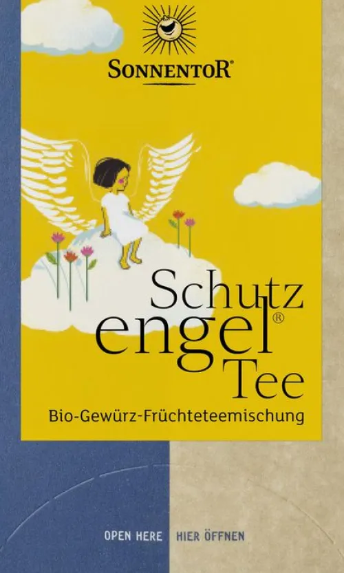 SONNENTOR Früchtetee|Glutenfreie Lebensmittel^- Schutzengel Tee bio 18 Beutel á 1,5g