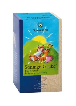 SONNENTOR Glutenfreie Lebensmittel^- Sonnige Grüße Tee bio im Beutel 18Stk