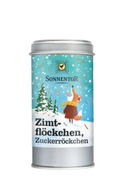 SONNENTOR Backzutaten|Glutenfreie Lebensmittel^- Zimtflöckchen, Zuckerröckchen, 70g