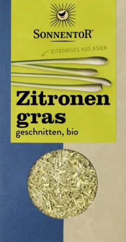 SONNENTOR Gewürze Und Kräuter|Glutenfreie Lebensmittel^- Zitronengras geschnitten, 25g