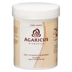 TERRA MUNDO Vitamine Und Mineralien|Immunsystem^- Agaricus bio Vitalpilz Kapseln, 240 Kaps