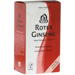 TERRA MUNDO Pflanzen Und Kräuter|Gedächtnisleistung^TerraMundo - Roter Ginseng Kapseln 120Stk