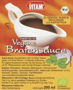 VITAM GMBH Saucen Und Dressing|Glutenfreie Lebensmittel^VITAM - Braten Sauce vegan bio, 15g