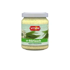 VITAM GMBH Pikante Brotaufstriche|Glutenfreie Lebensmittel^VITAM - Bärlauch-Sonnenblumenkern Aufstrich vegan bio, 100g