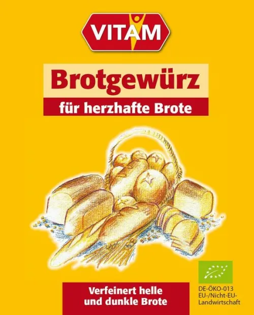 VITAM GMBH Gewürze Und Kräuter|Glutenfreie Lebensmittel^Vitam - Brotgewürz bio 8g