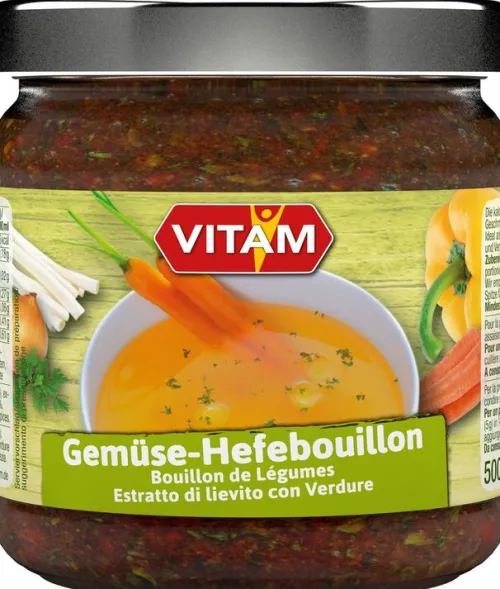 VITAM GMBH Brühen & Würze|Brühen^Vitam - Gemüse-Hefebouillon pastös 500g