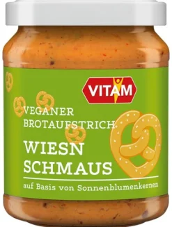 VITAM GMBH Vegane Brotaufstriche|Glutenfreie Lebensmittel^VITAM - Wiesn Schmaus vegan bio, 115g