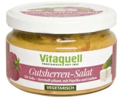Fauser Vitaquellwerk KG (GmbH & Co.) Pikante Brotaufstriche|Glutenfreie Lebensmittel^Vitaquell - Gutsherren-Tofu-Salat vegetarisch 200g