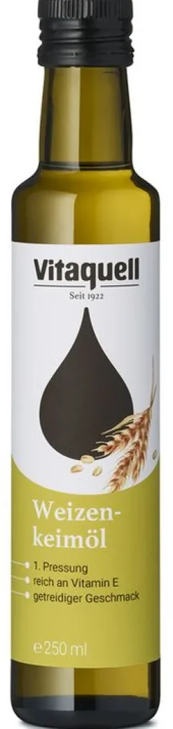 Fauser Vitaquellwerk KG (GmbH & Co.) Fette & Öle^Vitaquell Weizenkeim-Öl Erste Pressung 0,25l