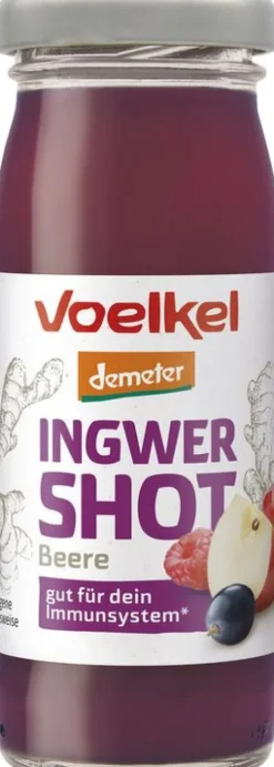 VOELKEL Gemüsesäfte^- Ingwer Shot Beere, 95ml