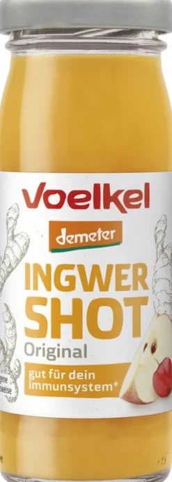 VOELKEL Gemüsesäfte^- Ingwer Shot Original, 95ml