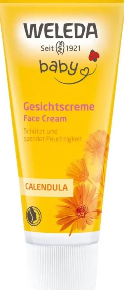 WELEDA Gesichtspflege|Naturkosmetik^- Baby Calendula Gesichtscreme, 50ml
