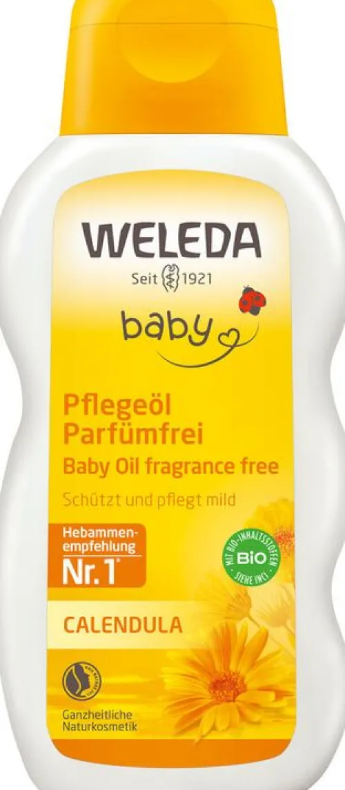 WELEDA Pflegeöle|Hautpflege^- Baby Calendula Pflegeöl parfümfrei, 200ml