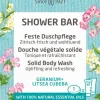 WELEDA Hautpflege|Naturkosmetik^- Feste Duschpflege Geranium + Litsea Cubeba 75g