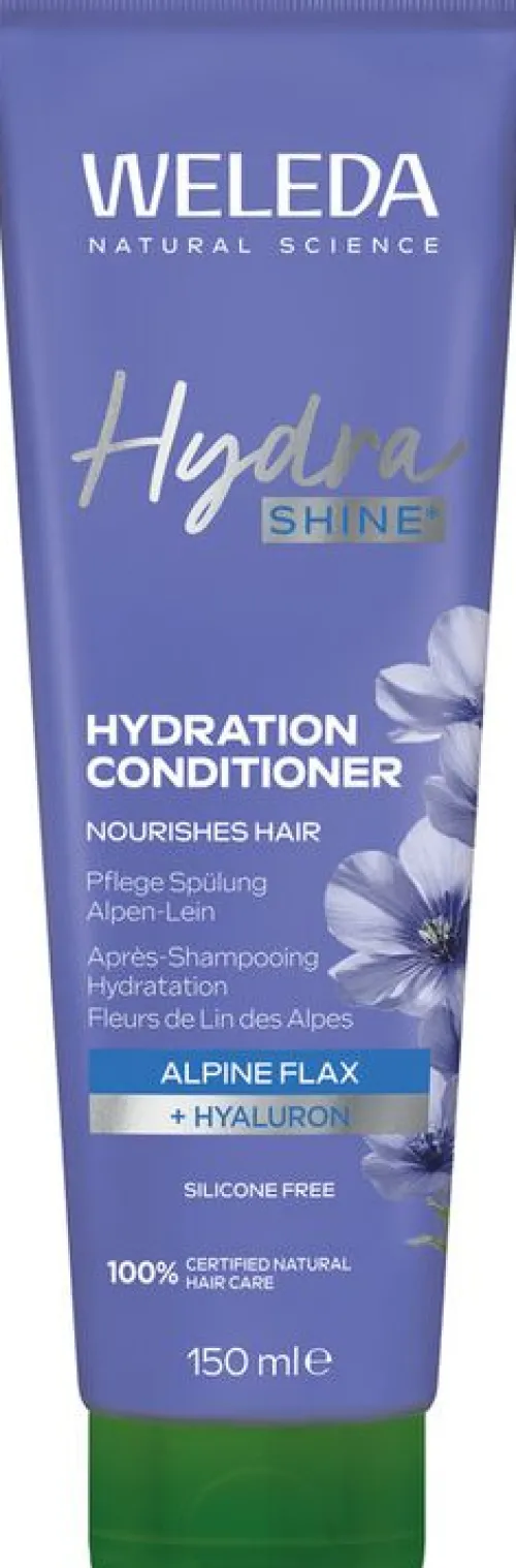 WELEDA Haarpflege^- HydraShine Pflege-Spülung Alp Lein 150 ml