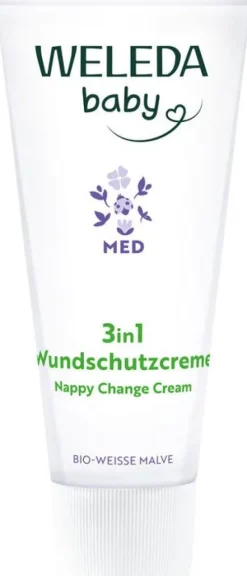 WELEDA Hautcremes|Hautpflege^- 3in1 Wundschutzcreme Weisse Malve, 50ml