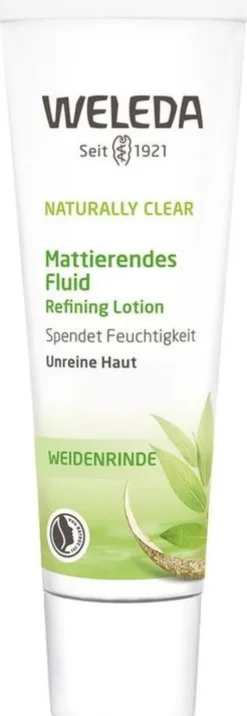 WELEDA Gesichtspflege|Naturkosmetik^- NATURALLY CLEAR Mattierendes Fluid, 30ml