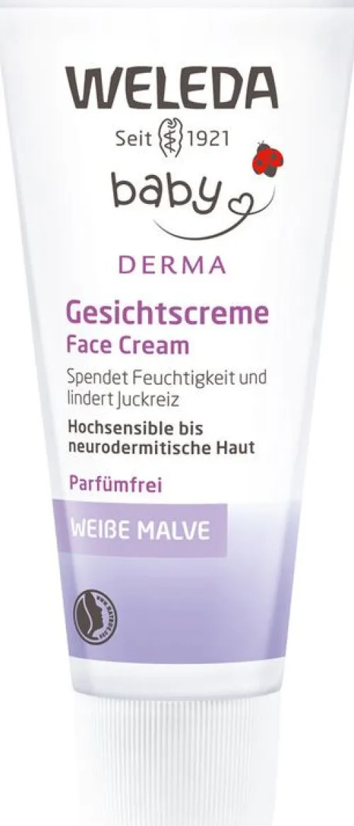 WELEDA Gesichtspflege|Naturkosmetik^- Weiße Malve Gesichtscreme, 50ml