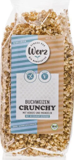 WERZ Breie & Müsli|Glutenfreie Lebensmittel^- Buchweizen Crunchy glutenfrei, bio 200g