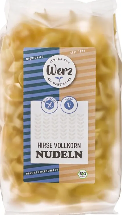WERZ Nudeln|Nudeln^- Hirse Vollkorn Nudeln, glutenfrei, 200g