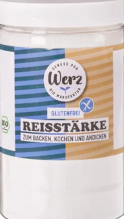 WERZ Binde- & Geliermittel|Binde- Und Geliermittel^- Reisstärke, glutenfrei bio 200g