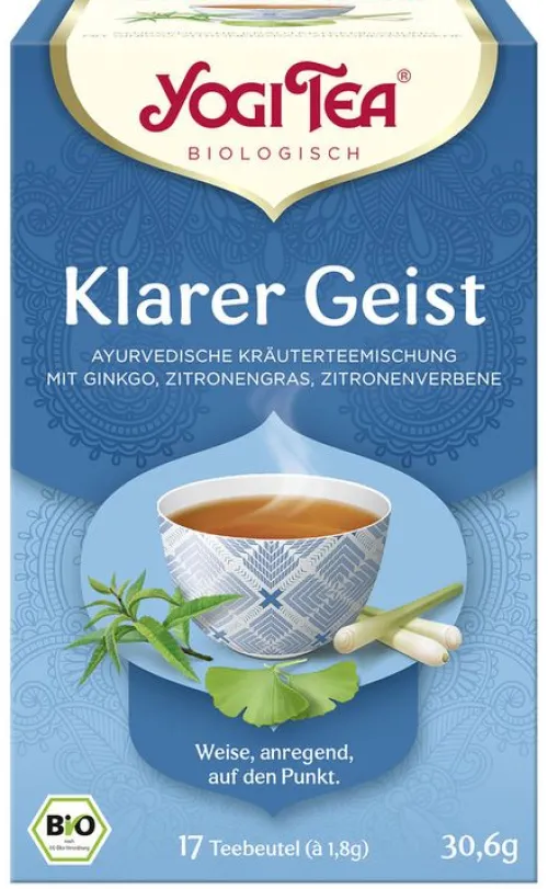 Yogi Tea Glutenfreie Lebensmittel^- Klarer Geist Bio 17St