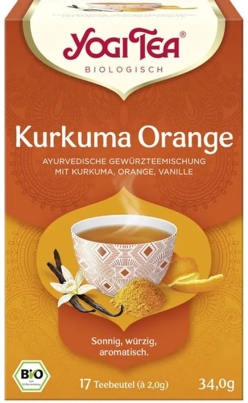 Yogi Tea Glutenfreie Lebensmittel^- Kurkuma Orange Bio 17x 2,0g