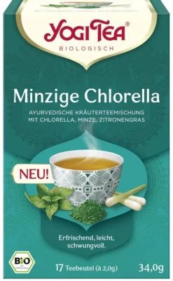 Yogi Tea Glutenfreie Lebensmittel^® - Minzige Chlorella Bio 17 Btl.