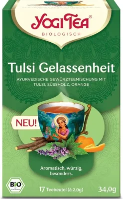 Yogi Tea Glutenfreie Lebensmittel^® - Tulsi Gelassenheit Bio 17 Btl.