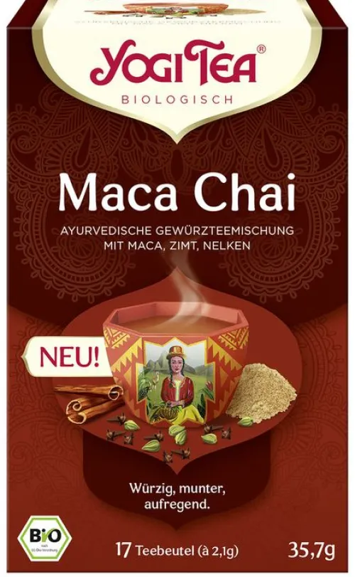 Yogi Tea Glutenfreie Lebensmittel^® Maca Chai, Bio, 17 FB