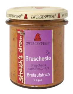 ZWERGENWIESE Pikante Brotaufstriche|Glutenfreie Lebensmittel^- Bruschesto streich s drauf bio 160g