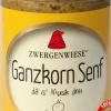 ZWERGENWIESE Saucen Und Dressing|Glutenfreie Lebensmittel^- Ganzkorn Senf bio, 160ml