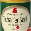 ZWERGENWIESE Saucen Und Dressing|Glutenfreie Lebensmittel^- Scharfer Senf bio, 160ml