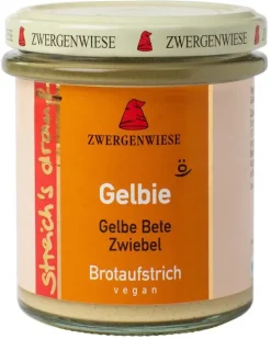 ZWERGENWIESE Vegane Brotaufstriche|Pikante Brotaufstriche^- streich´s drauf Gelbie Gelbe Bete Zwiebel 160g