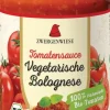 ZWERGENWIESE Saucen Und Dressing^- Vegetarische Bolognese, 340ml