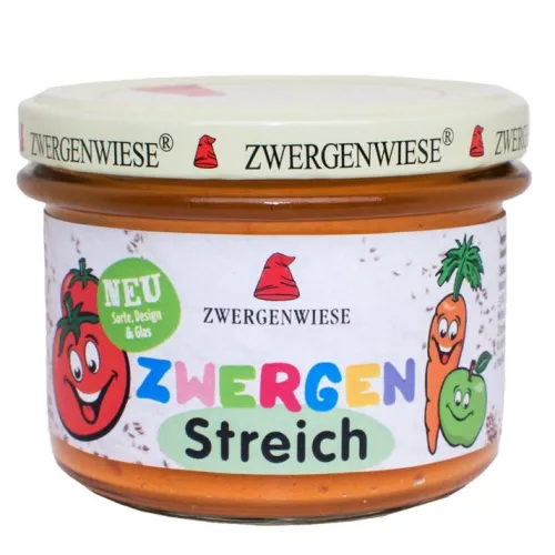 ZWERGENWIESE Vegane Brotaufstriche|Glutenfreie Lebensmittel^- Zwergen Streich bio Vegan 180g